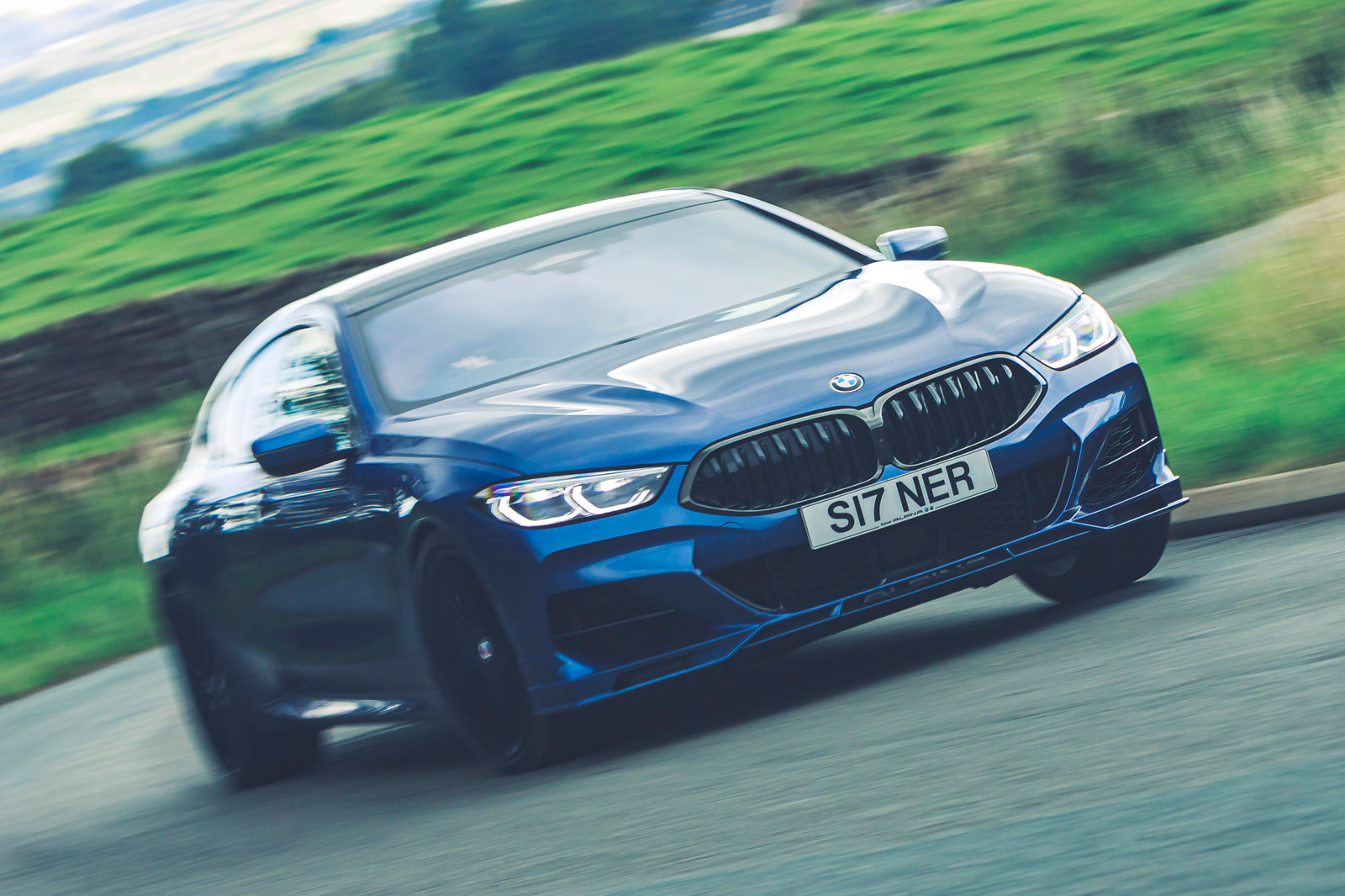 1 Alpina B8 Gran Coupe 2021 road test review hero front