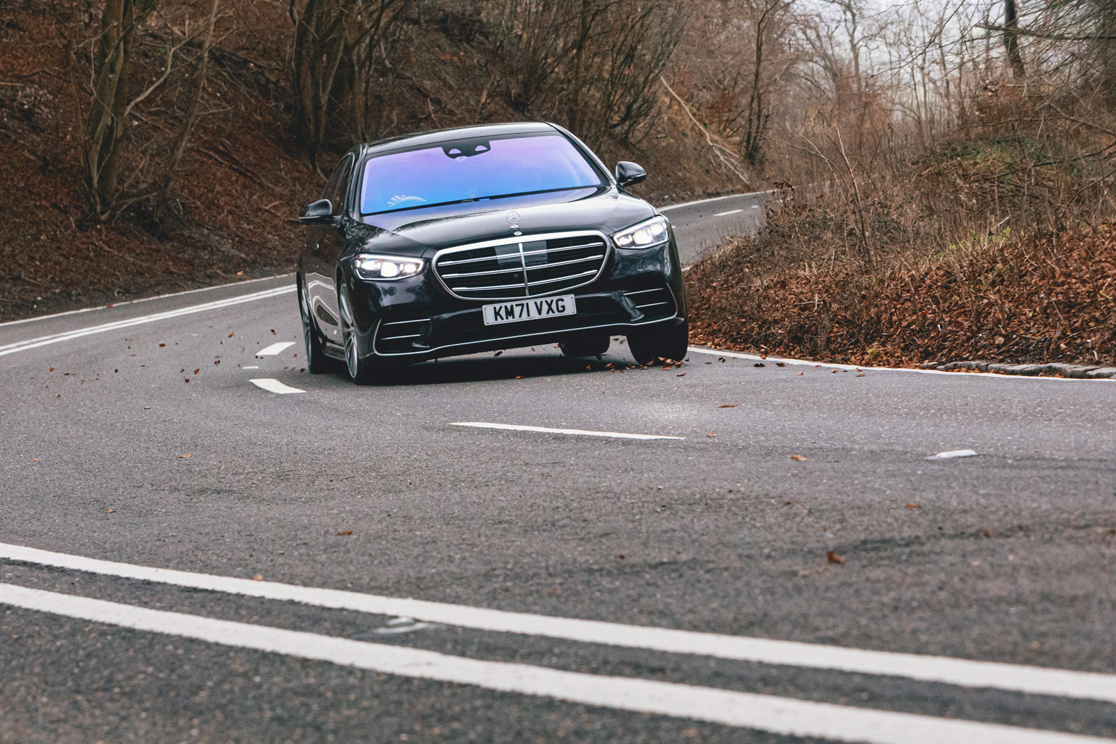 25 Mercedes Benz S Class 2022 road test review cornering front