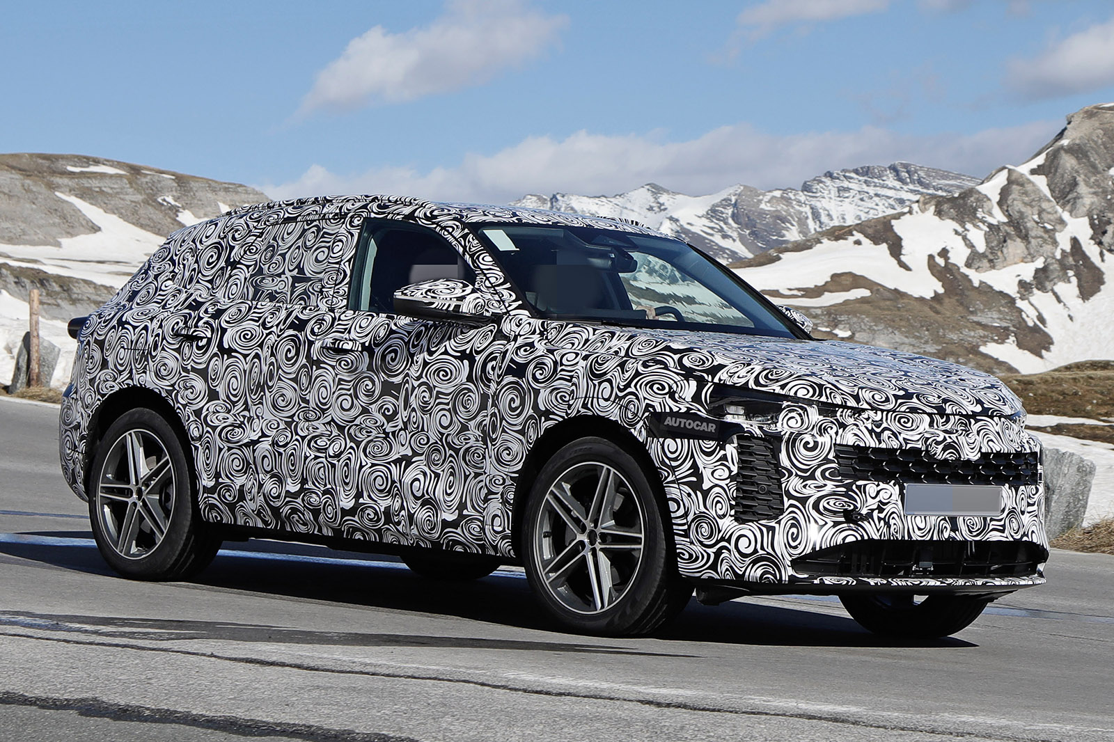 Allnew 2024 Audi Q5 spotted testing in the Alps Autocar