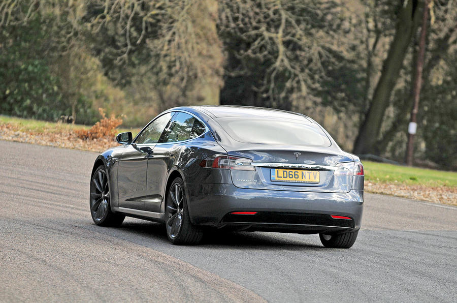 Tesla model s 95d rear