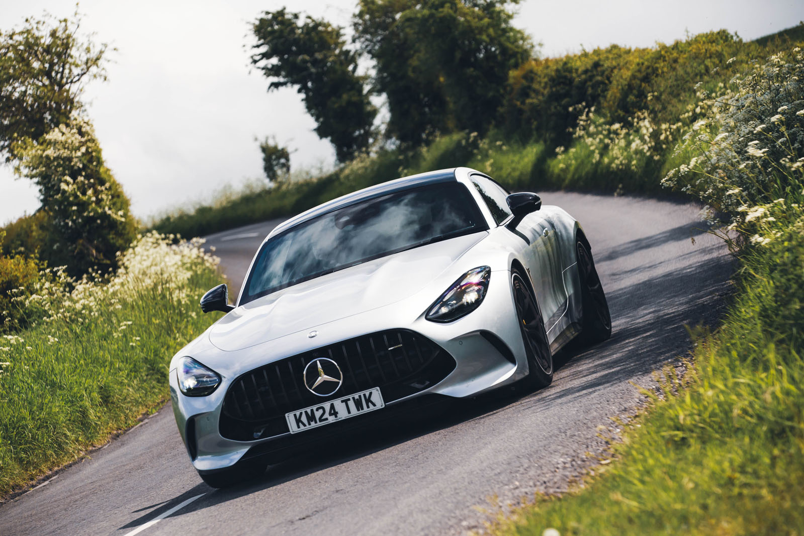 mercedes amg gt 63 coupe review 2024 26 front cornering