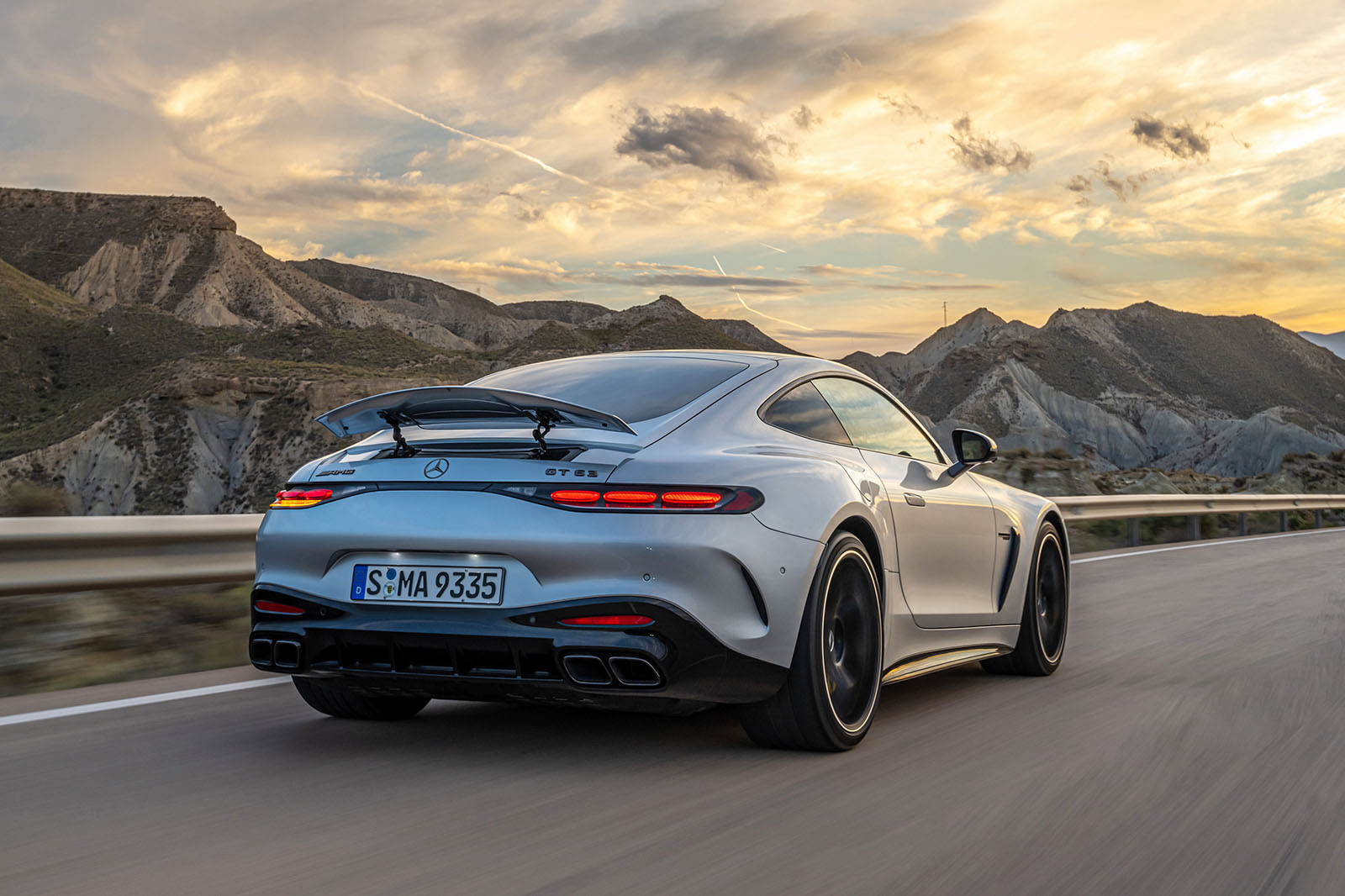mercedes amg gt review 2023 01 tracking rear