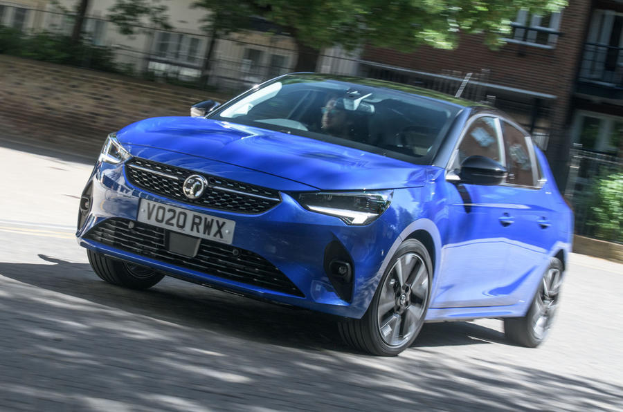 19  vauxhall corsa e 2020 long term hero front