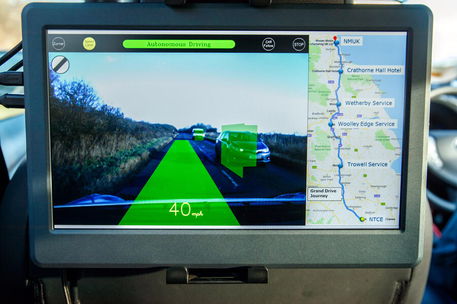 1 Grand drive nissan leaf data