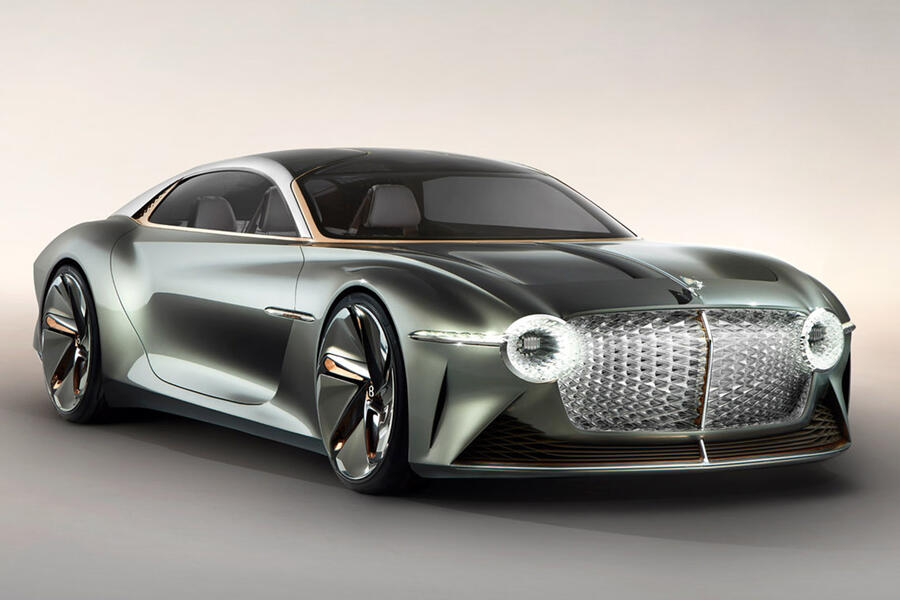 2 Bentley exp 100 gt concept car static front