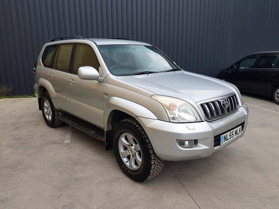 2 Toyota land cruiser front