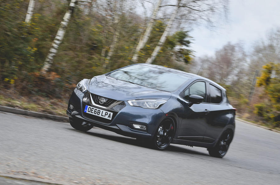 21 Nissan micra n sport 2019 rt cornering front 0 1