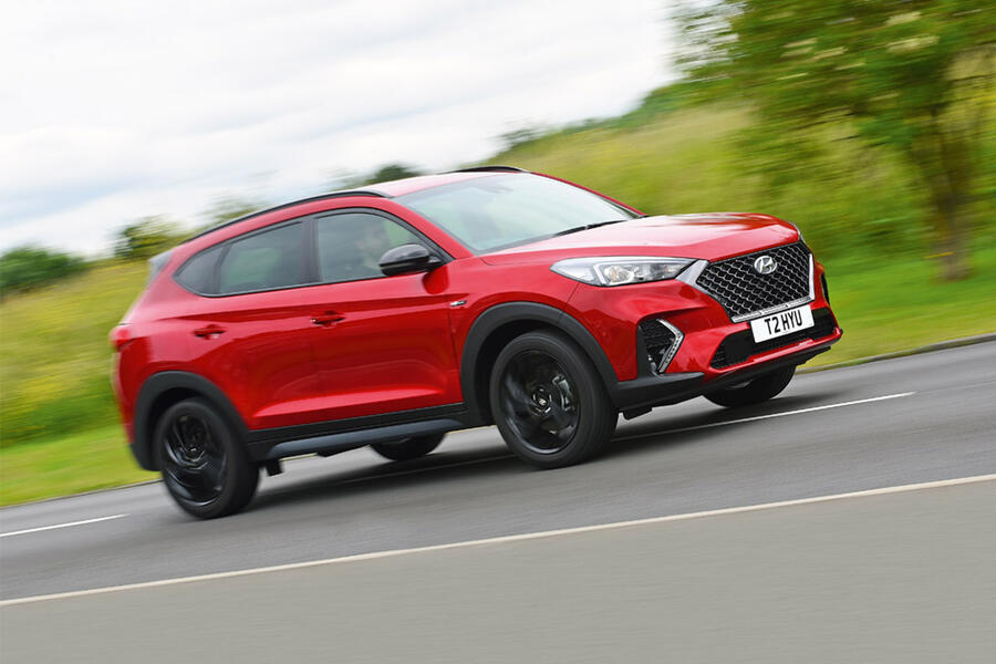 21 Hyundai tucson tracking side