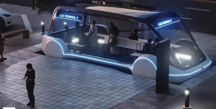 6 Tesla shuttle