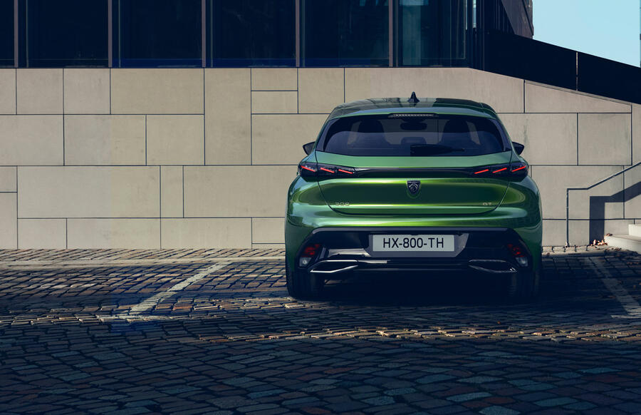 77 Peugeot 308 2021 official reveal images static rear