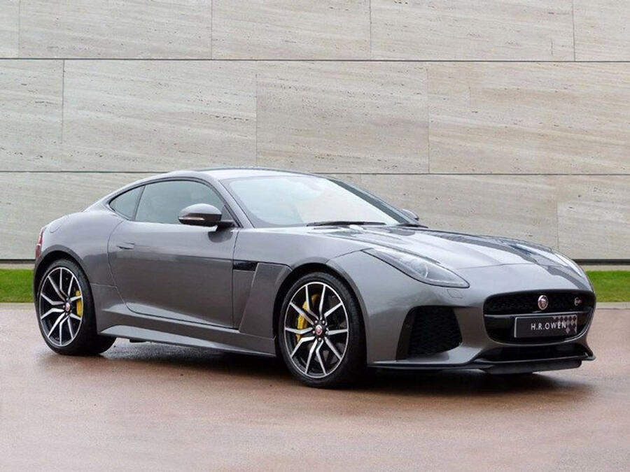 8 Jaguar f type svr static front
