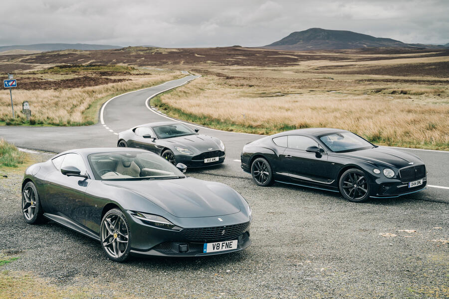 86 Ferrari roma triple test 2021 static trio