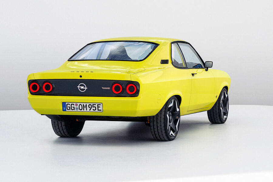 88 Opel manta elektromod 2021 official images edit static rear