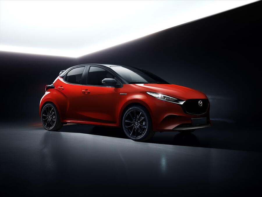 9 Mazda yaris render