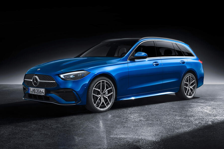 90 Mercedes benz c class 2021 official images estate front