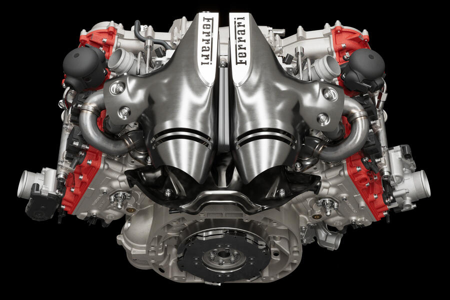 91 Ferrari 296 gtb 2021 official reveal engine