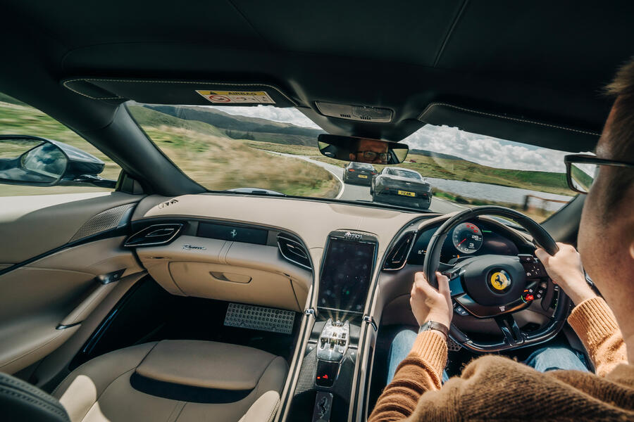 91 Ferrari roma triple test 2021 ms driving