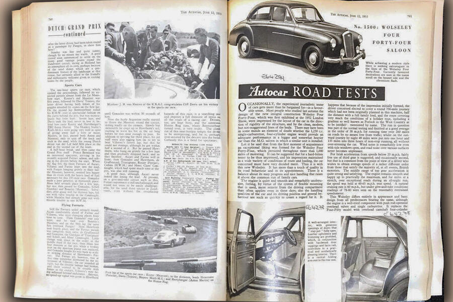 92 5500 Road tests feature wolseley p1