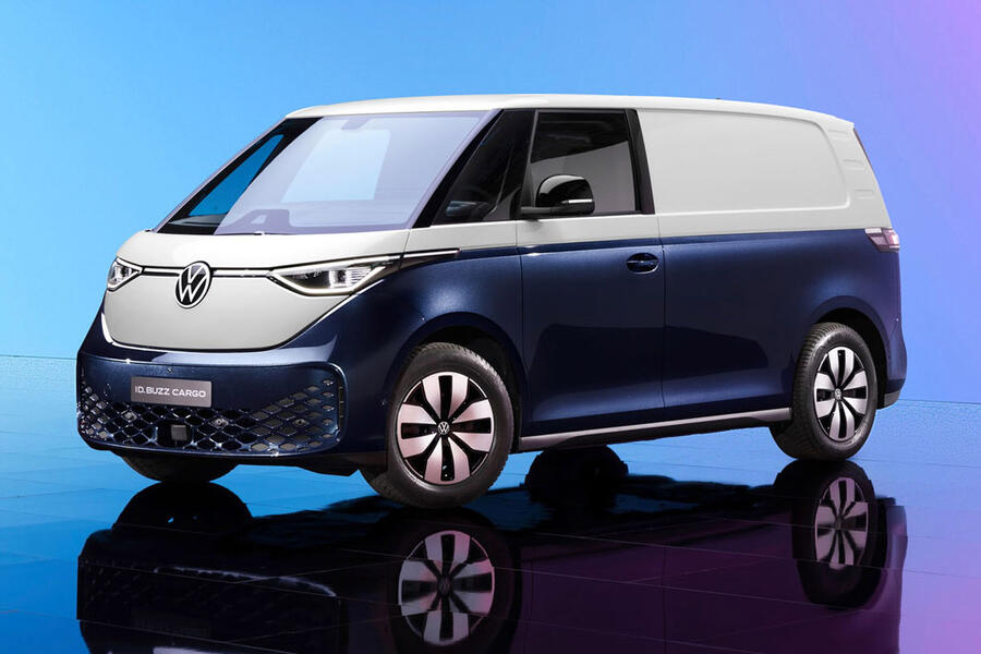 92 Vw id buzz 2022 official reveal cargo front