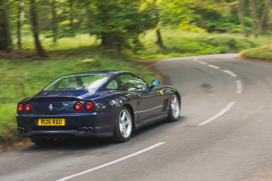 94 Ferrari 812 meets 550 2022 550 cornering rear