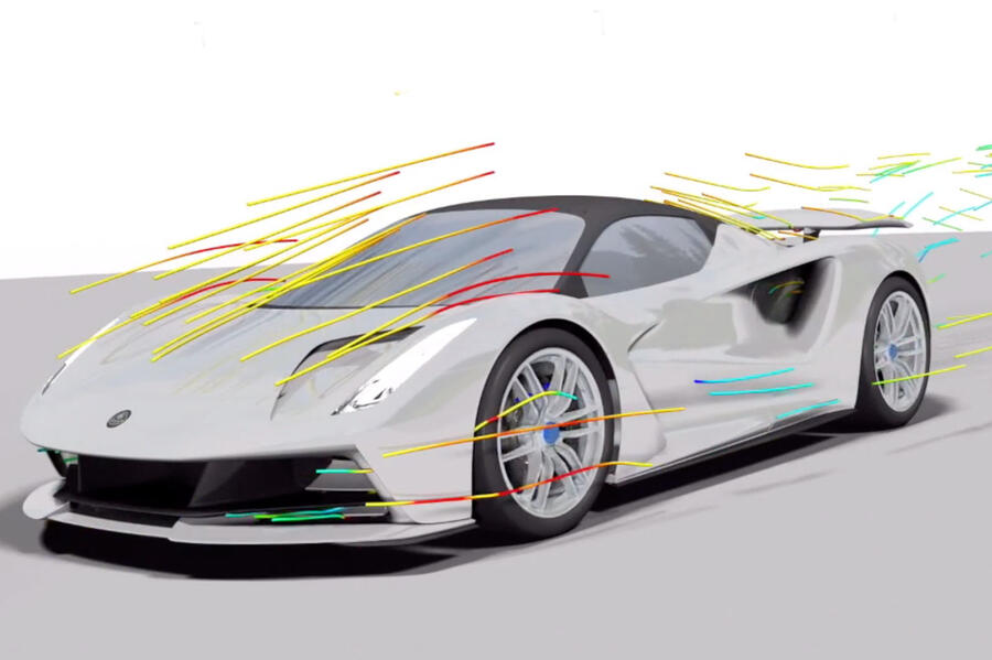 95 Lotus evija aero blog render three quarters