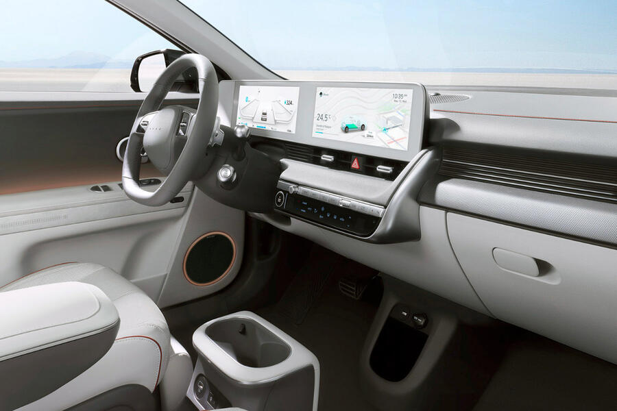 96 Hyundai ioniq 5 2021 official images interior
