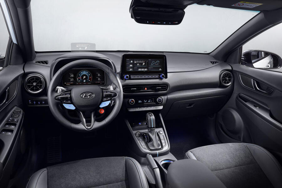 96 Hyundai kona n official images dashboard