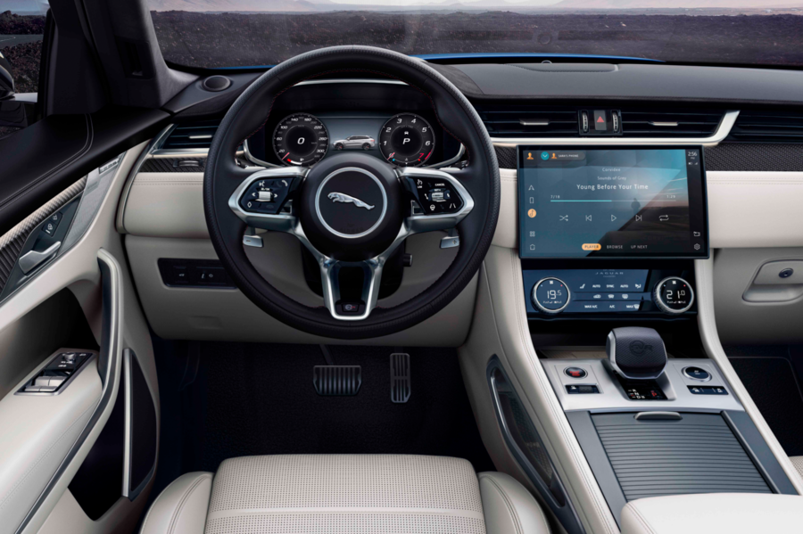 96 Jaguar f pace svr my2021 official reveal dashboard