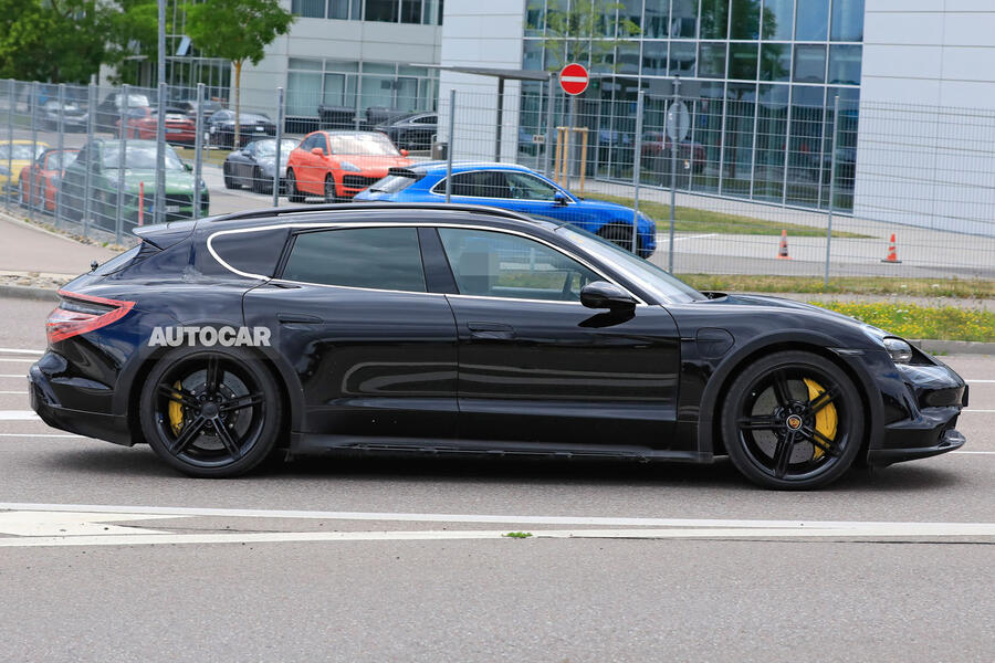 96 Porsche taycan cross turismo spies 2020 side