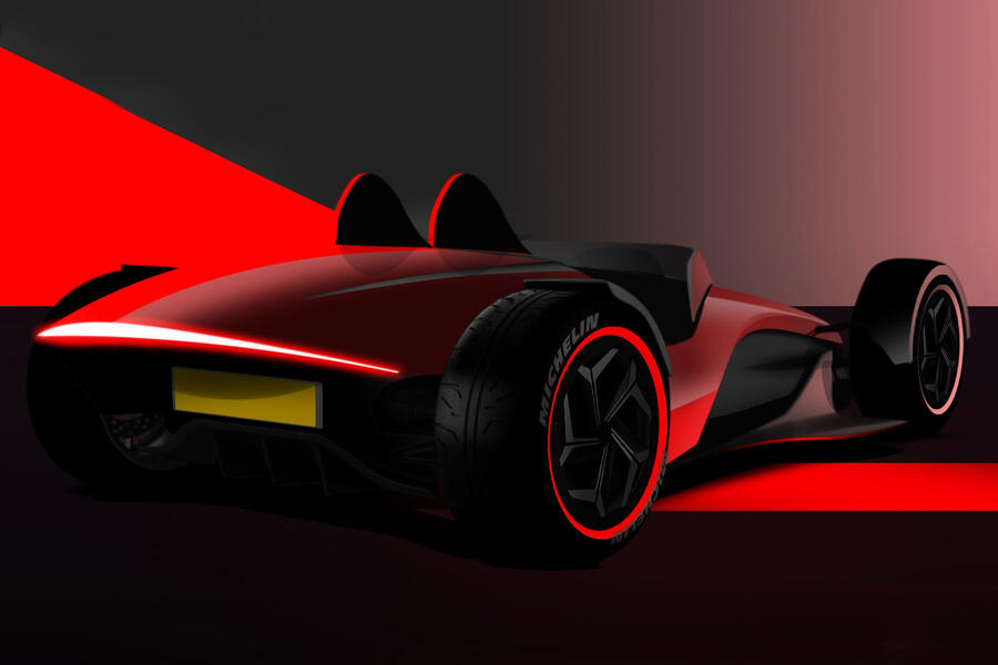 97 2030 Drivers car design rear