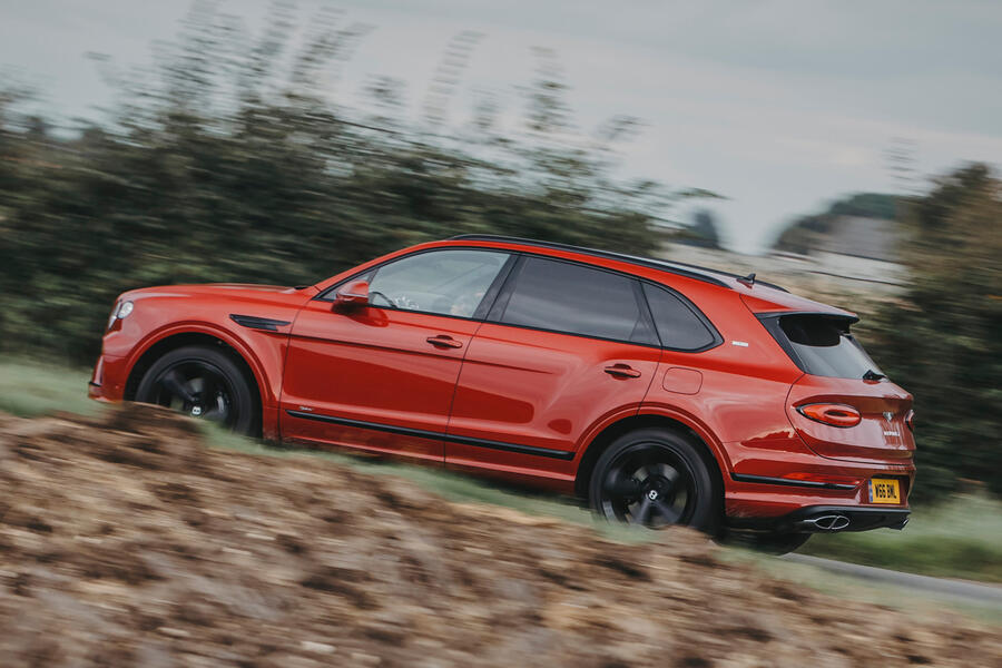 97 500 Miles in bentayga feature on road side