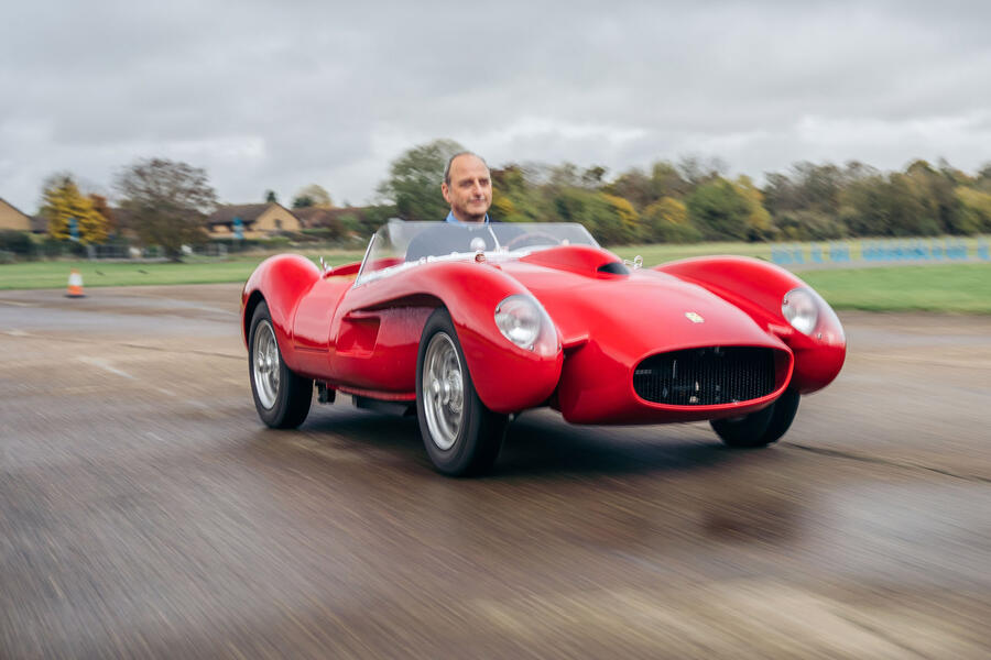 97 Little car company testa rossa drive cornering front