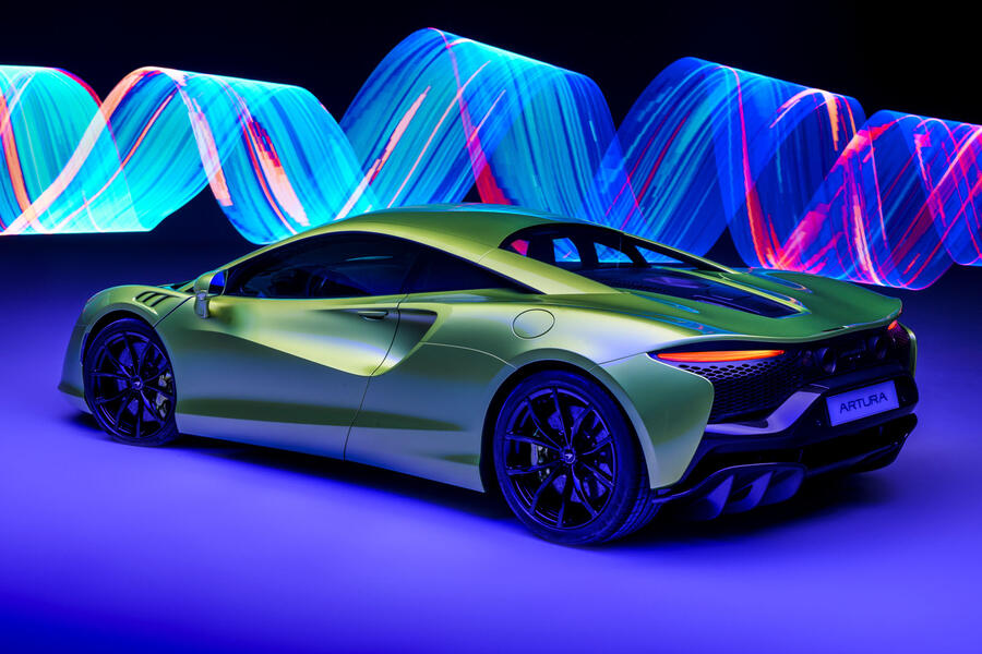 97 Mclaren artura 2021 autocar images studio rear edit