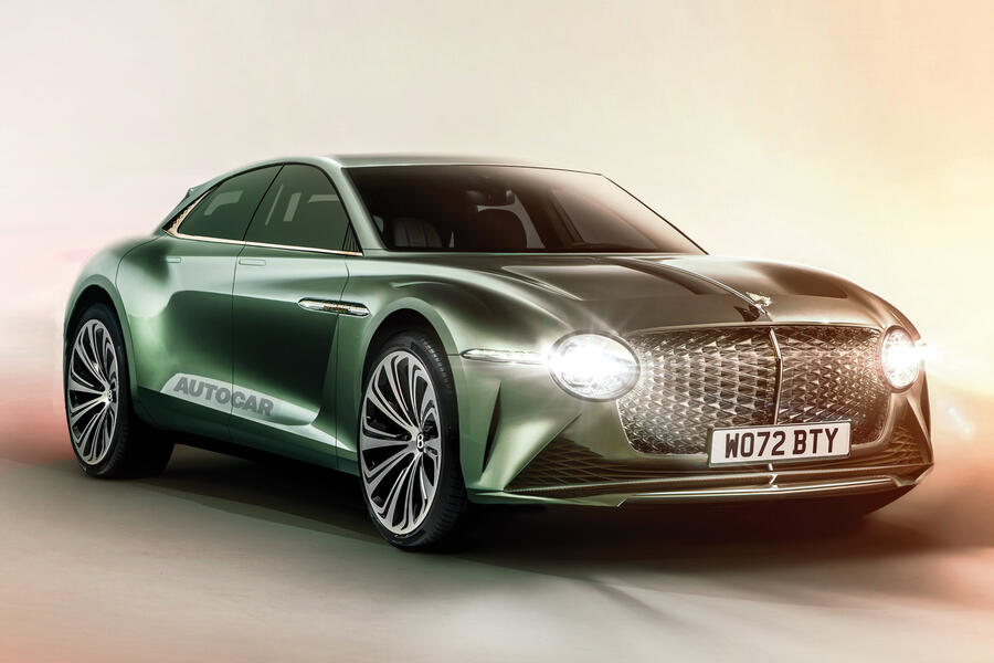 98 Bentley saloon render
