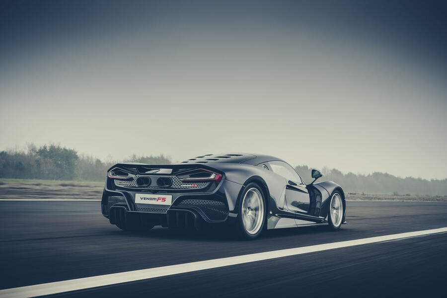 98 Hennessey venom f5 tracking rear