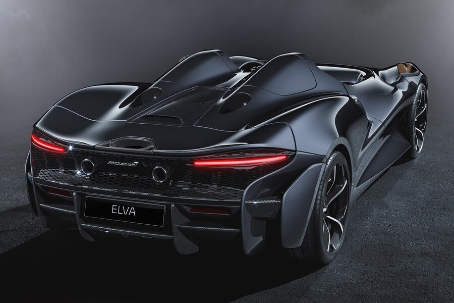 98 Mclaren elva official press hero rear