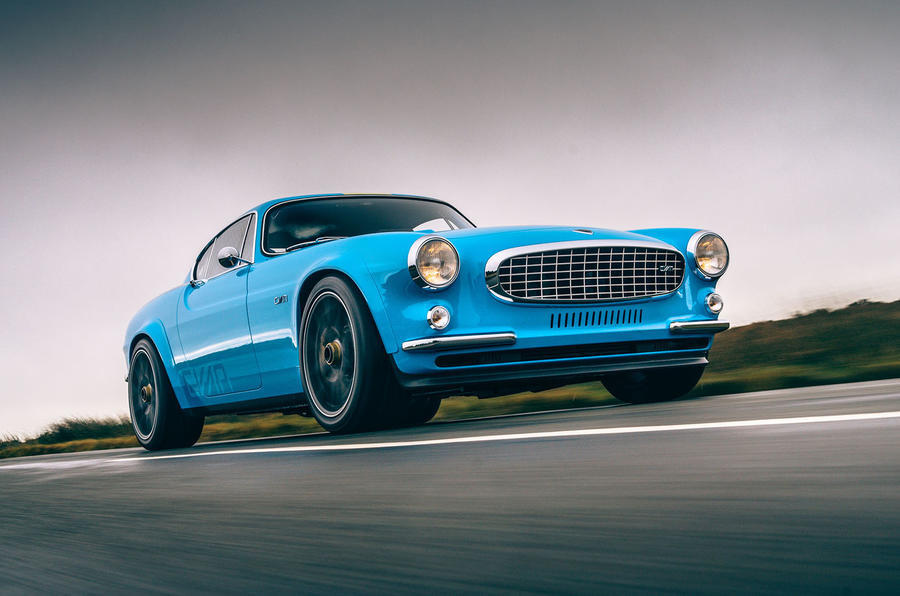 99 Cyan volvo p1800 feature drive hero front