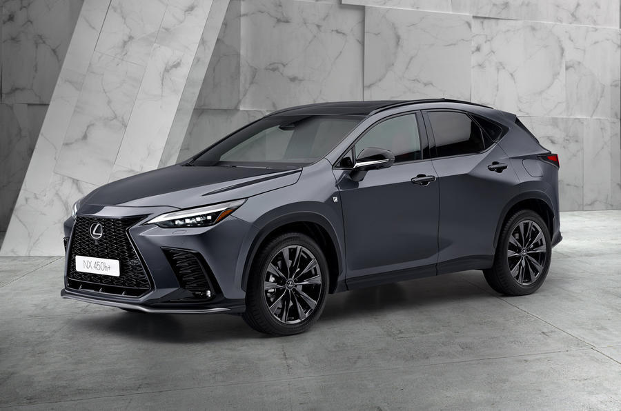 99 Lexus nx 450h 2021 official reveal front