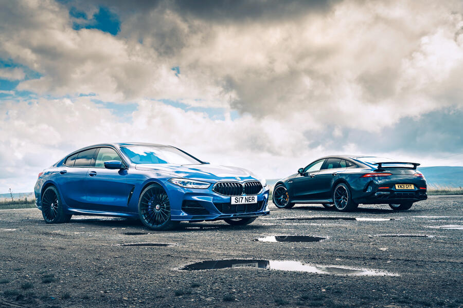 Alpina b8 vs merc amg gt 2021 3
