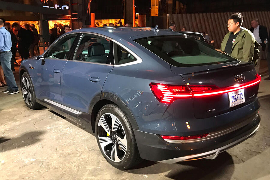 Audi e tron sportback rear la 2019