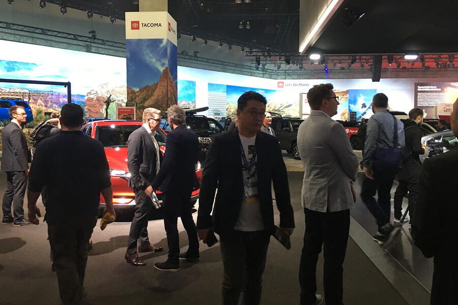 Audi spotted at mazda