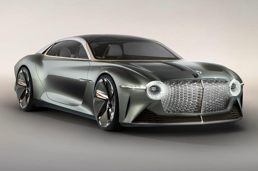 Bentley exp100 concept official hero front