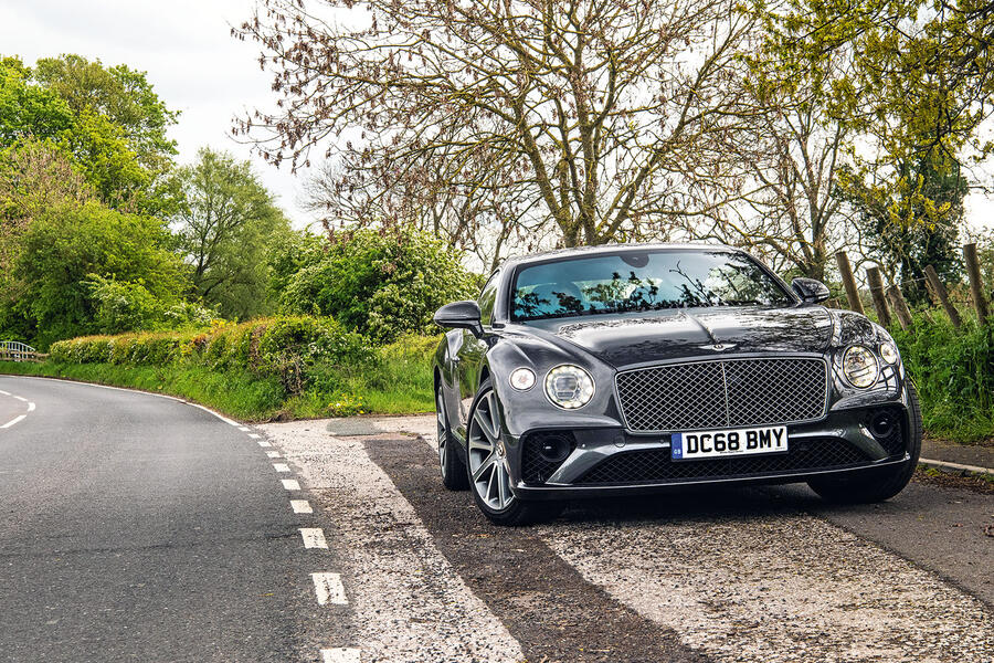 Bentley parked