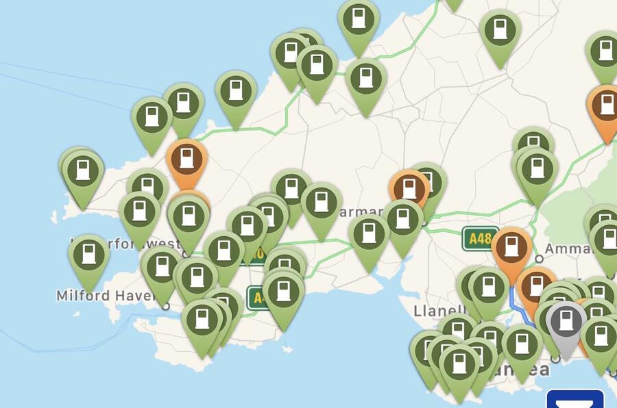 Electric charging in wales