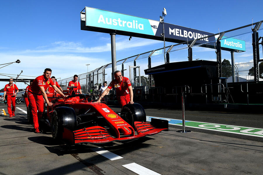 Ferrari austraila 2020 test