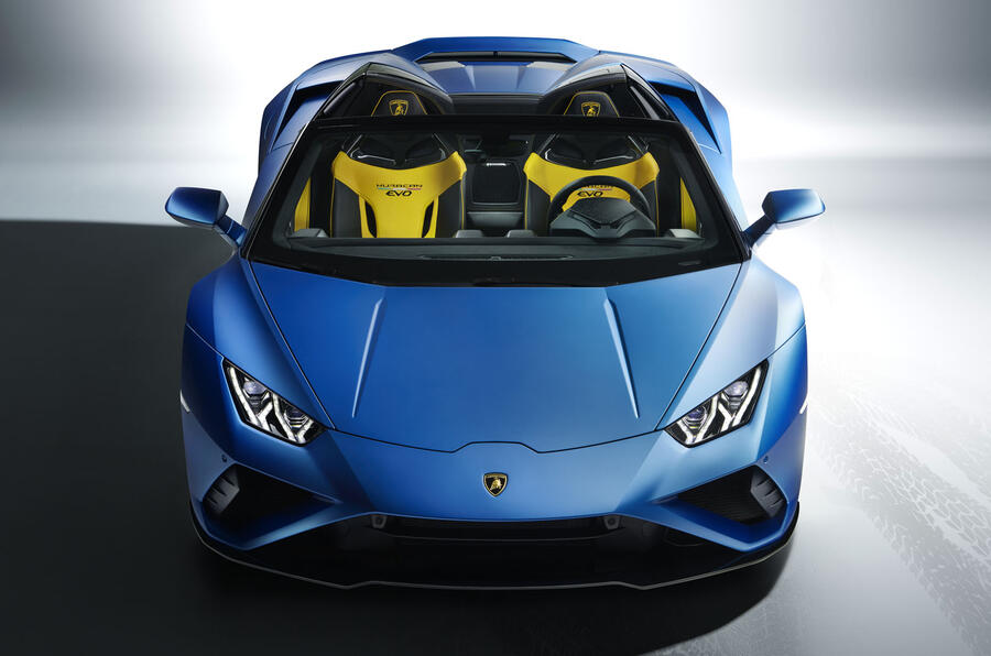 Huracan evo rwd spyder   front