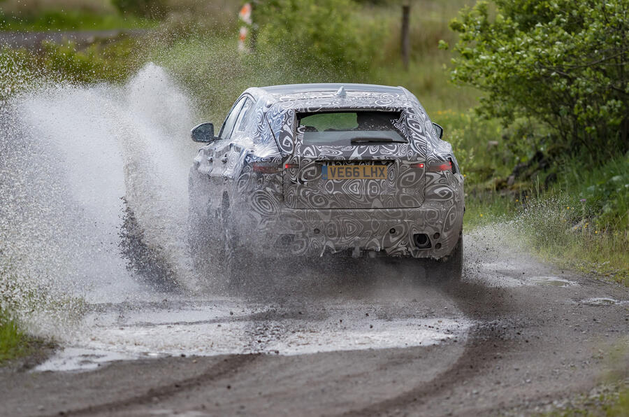 Jaguar e pace testing   walters arena