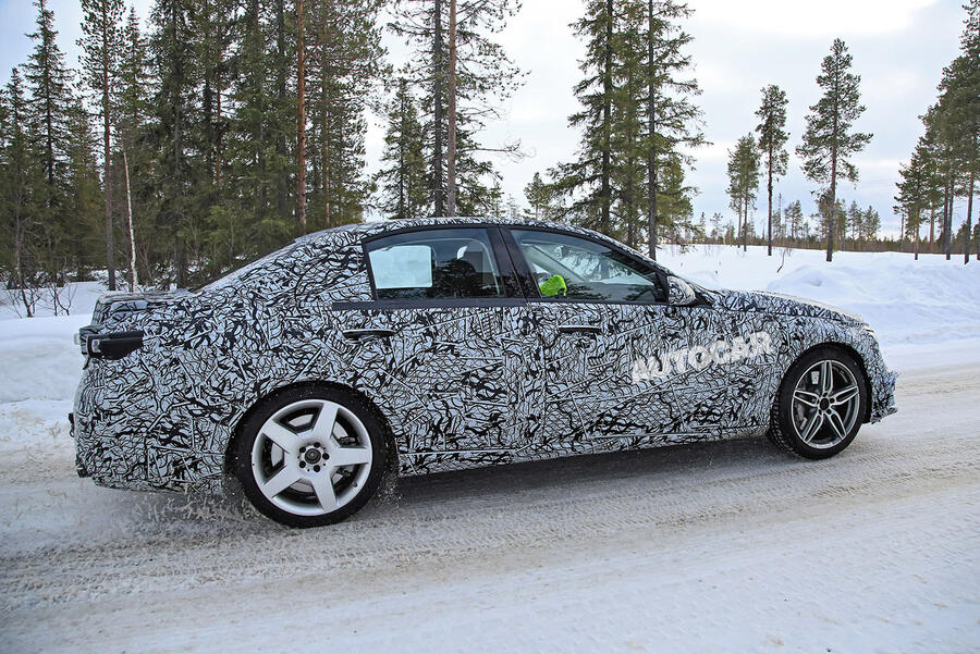 Mercedes amg c53 spies side