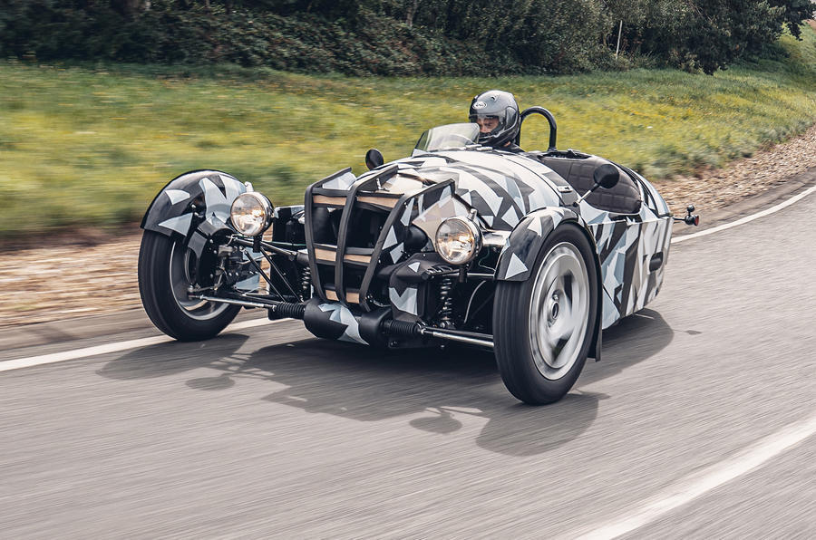 New morgan 3 wheeler testing 03 2