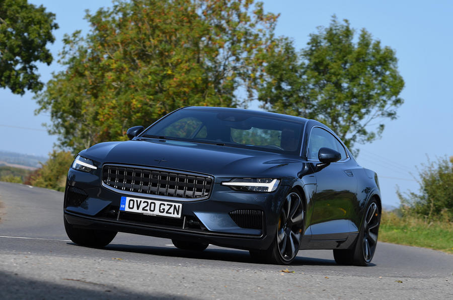 Polestar 1 2020 rt cornering front